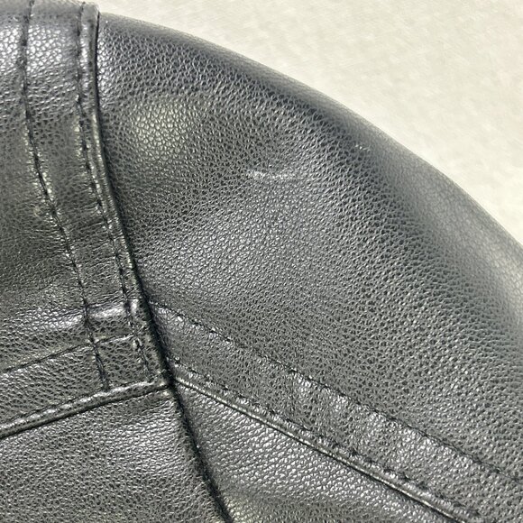 Joe Fresh Faux Leather Jacket Baby Toddler Size 12-18 Month Black - Picture 7 of 7